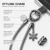 GALADO Stylink metal phone chain with clip-on charms