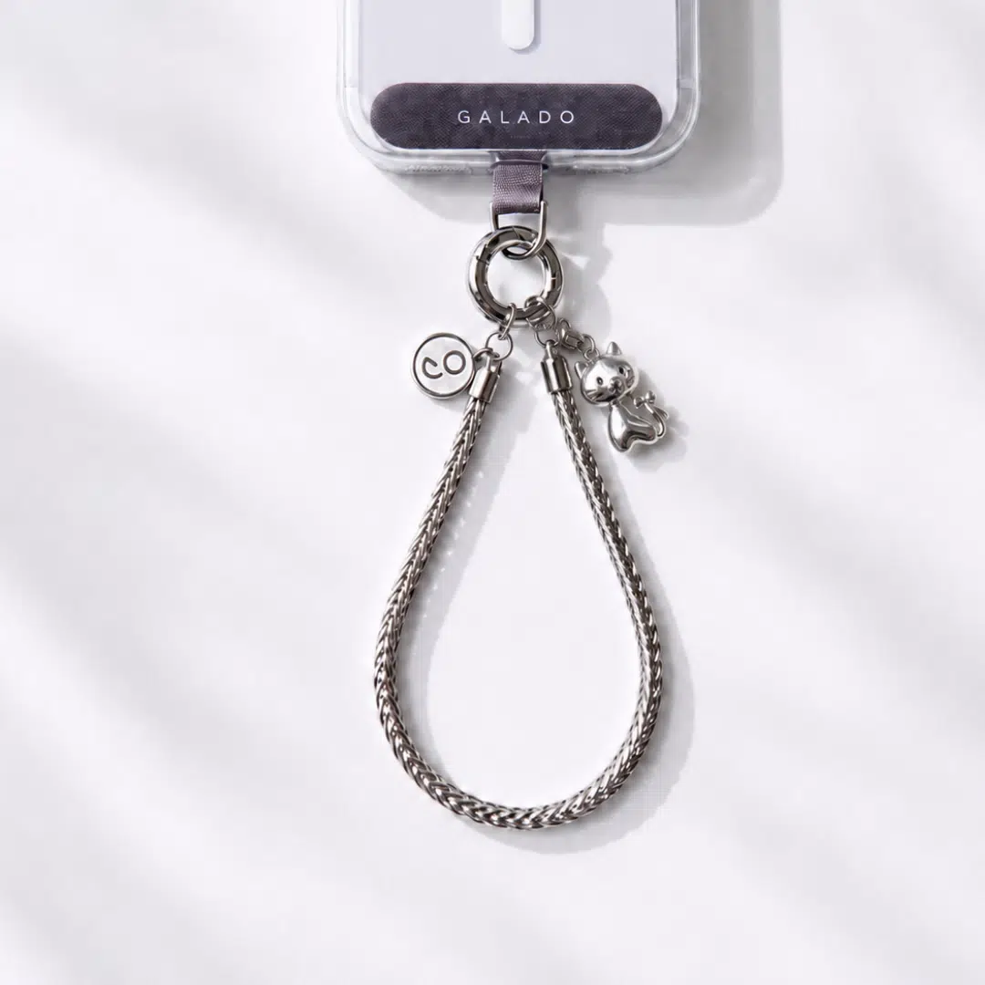 Clip-On Charm (Cat) — angle view