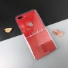 Transparent Custom iPhone Case Name Printing