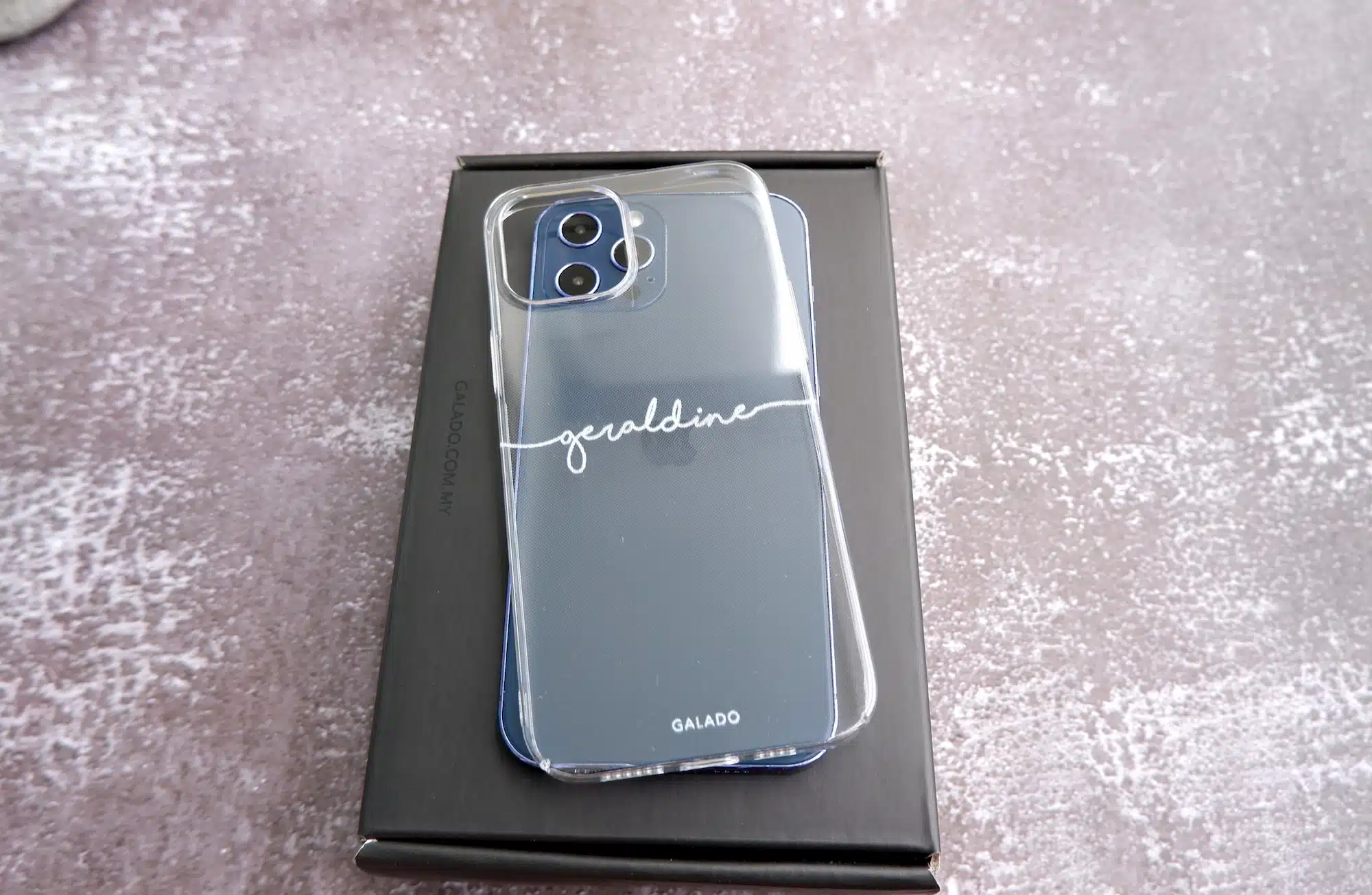 Clear Drop - Scribble phone case - GALADO Malaysia