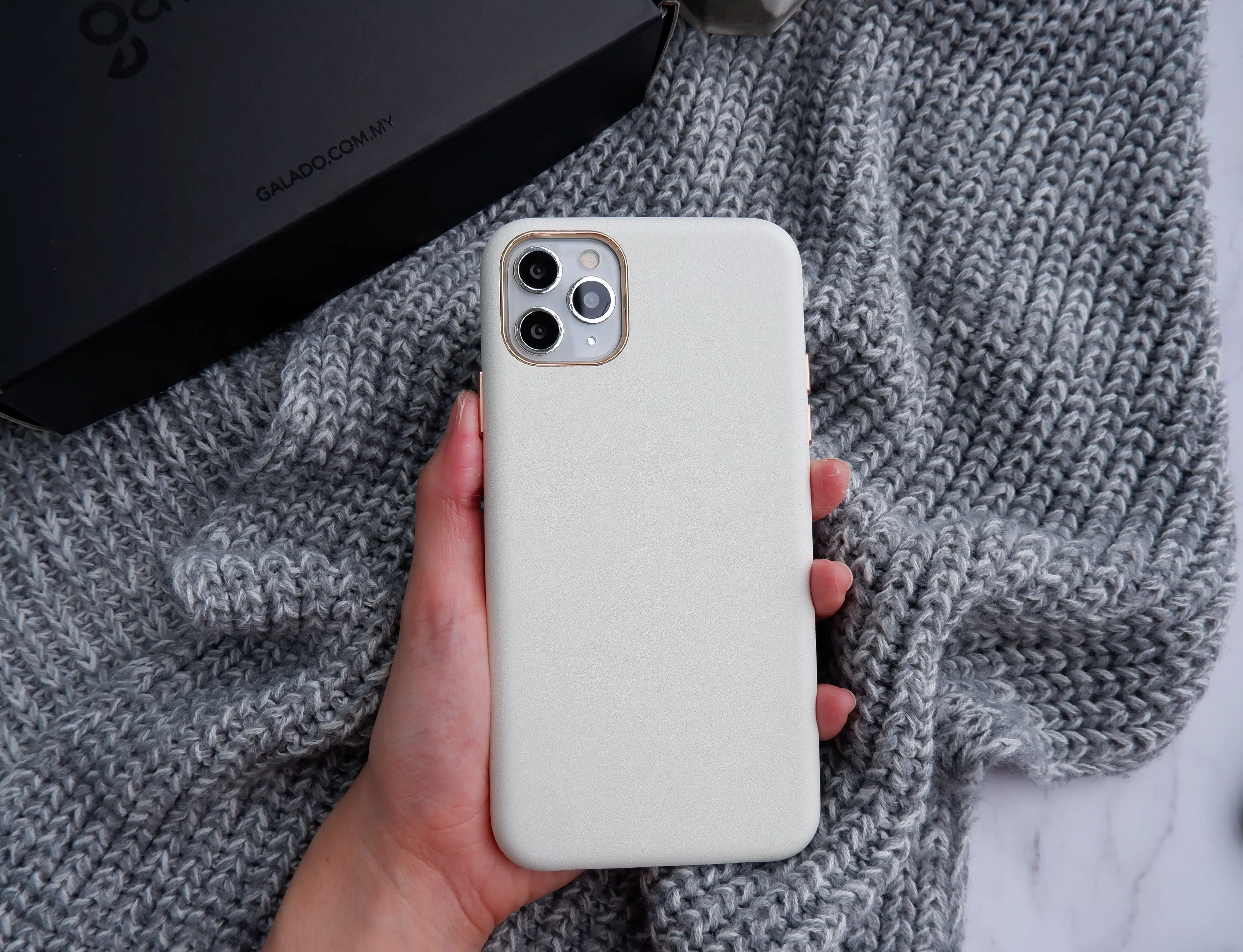 Nomad Leather phone case - GALADO Malaysia