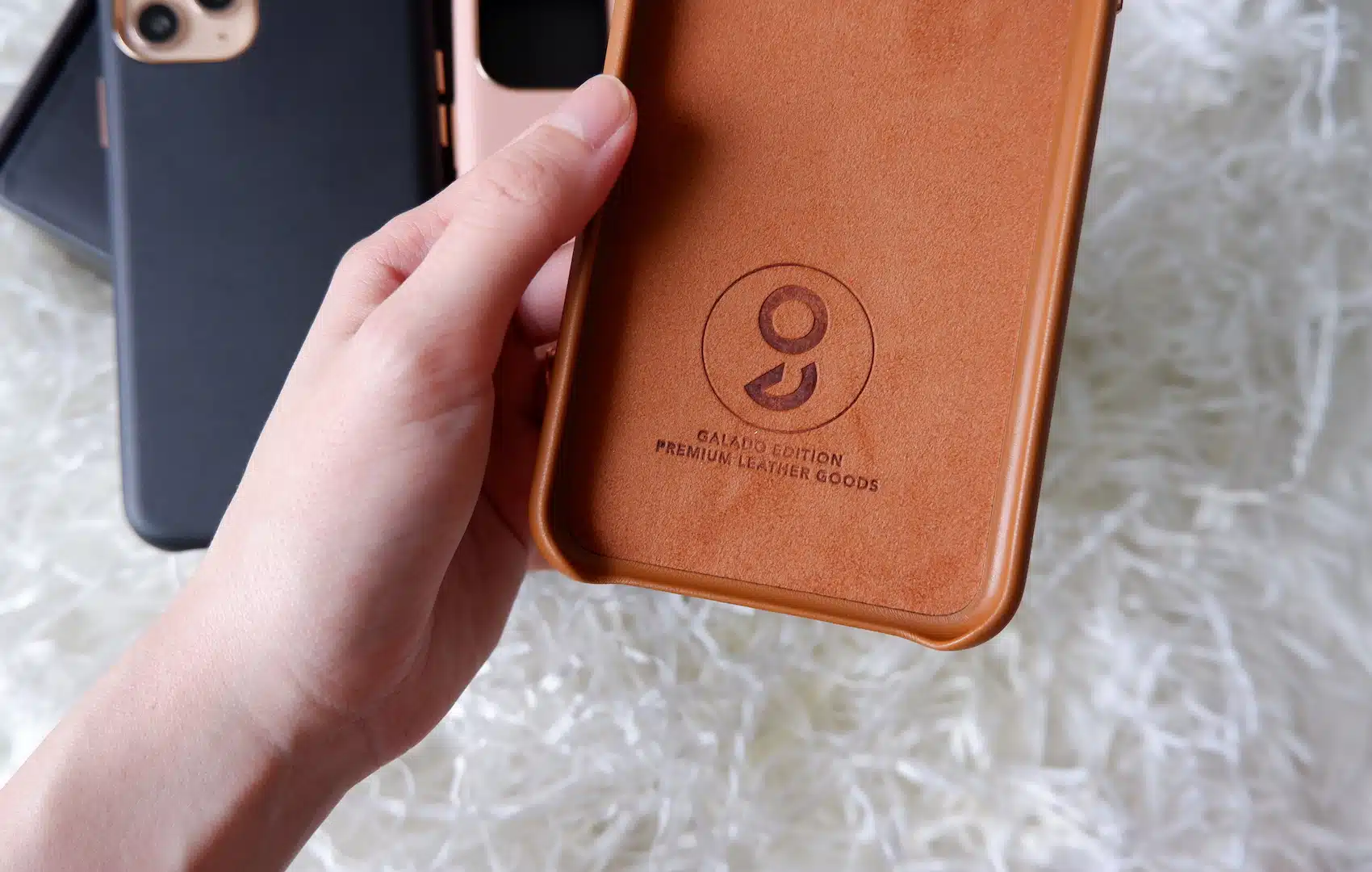 Nomad Leather phone case - GALADO Malaysia