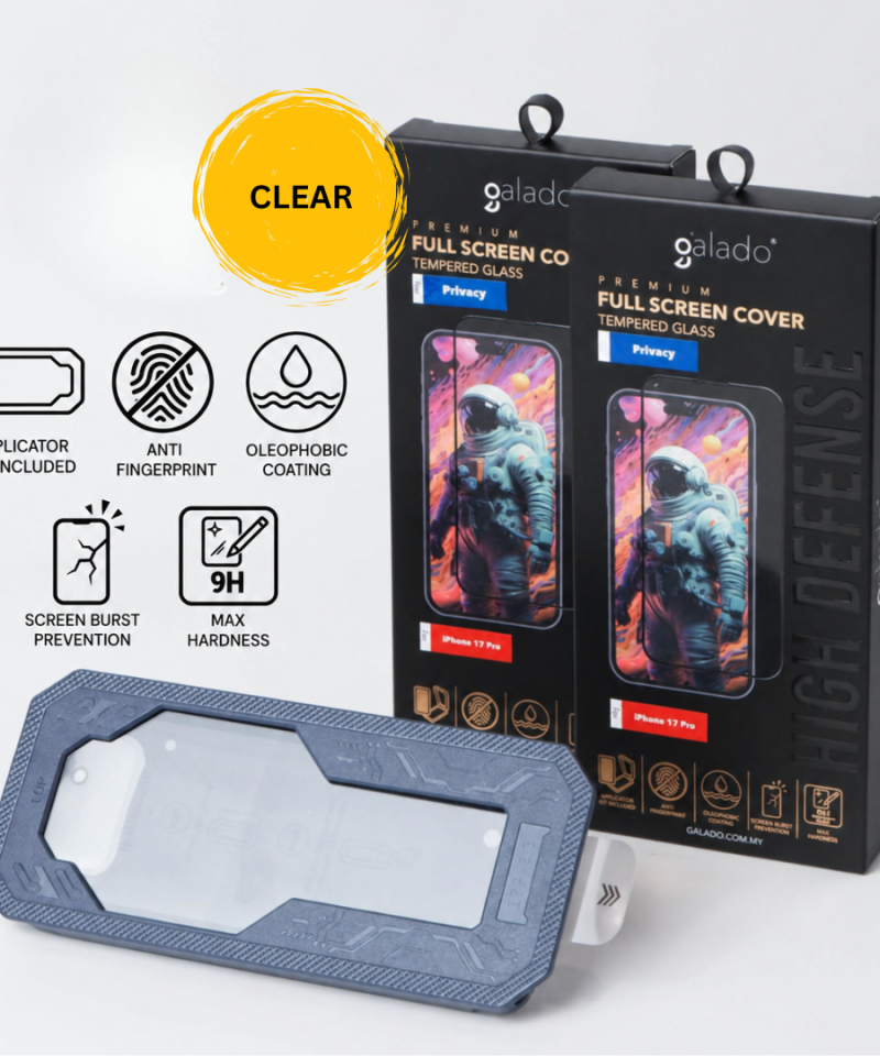 CLEAR High Defense Tempered Glass