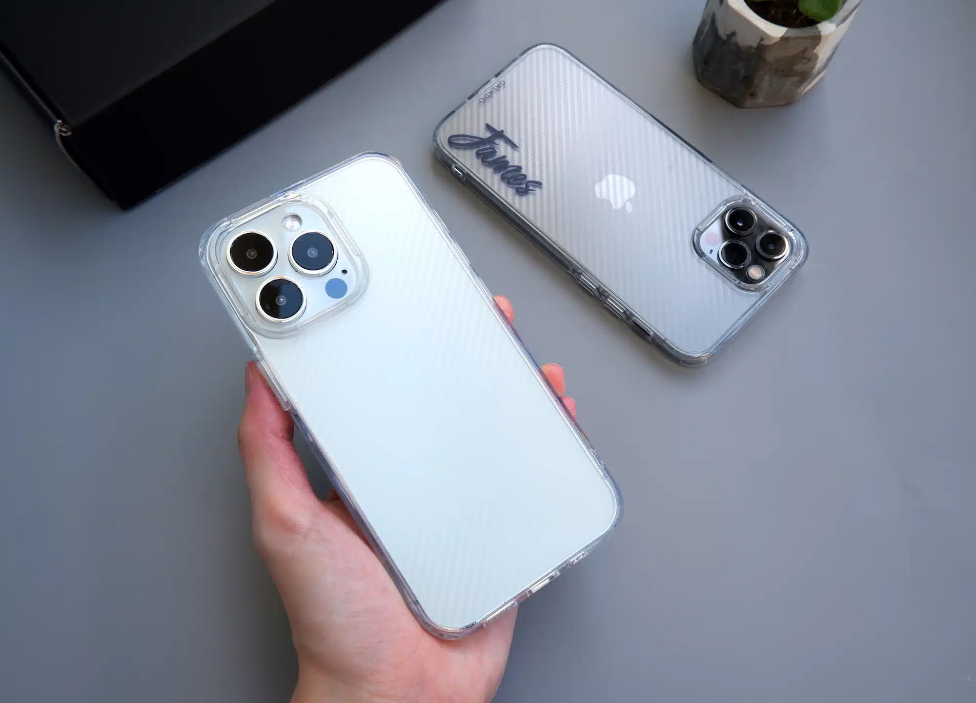 Carbon Crystal phone case - GALADO Malaysia