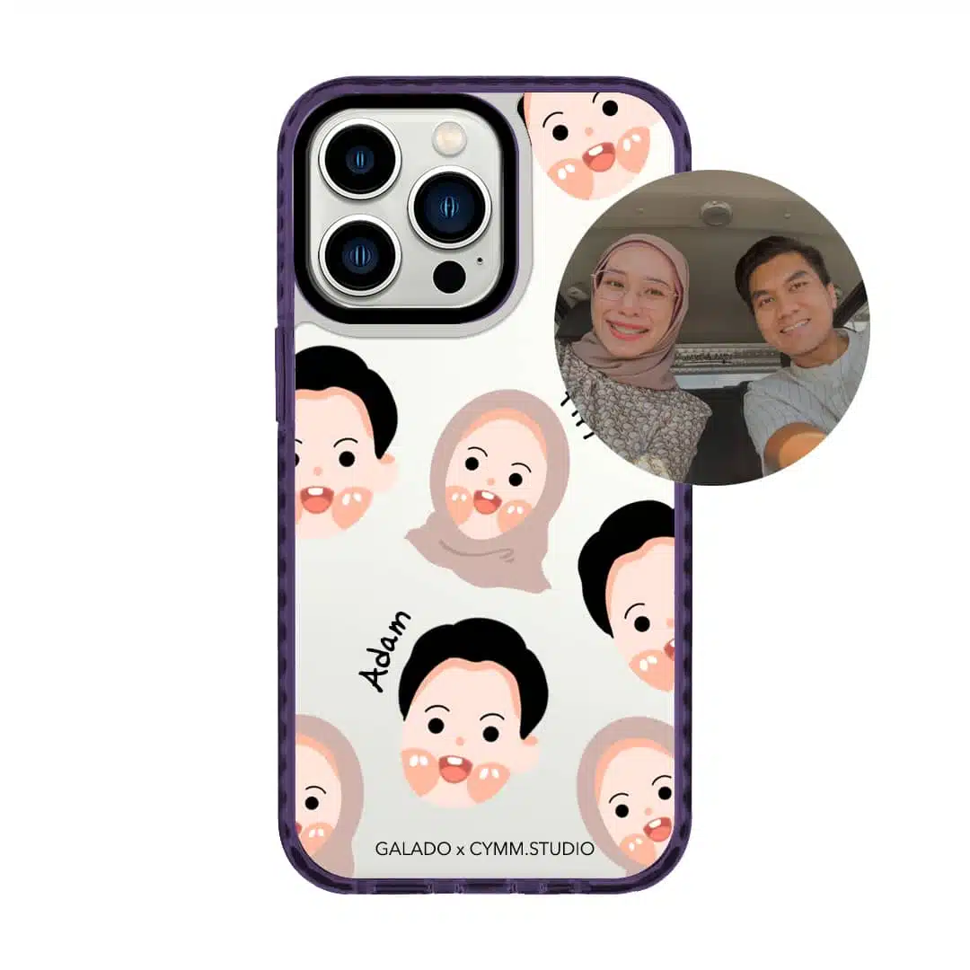 Chibi Heads - Custom Drawing phone case - GALADO Malaysia
