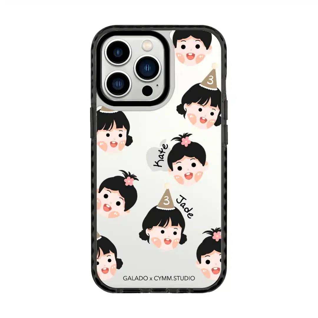 Chibi Heads - Custom Drawing phone case - GALADO Malaysia