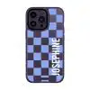 Checkers Steel Blue phone case - GALADO Malaysia
