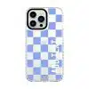 Checkers Steel Blue phone case - GALADO Malaysia