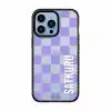 Checkers Lilac phone case - GALADO Malaysia