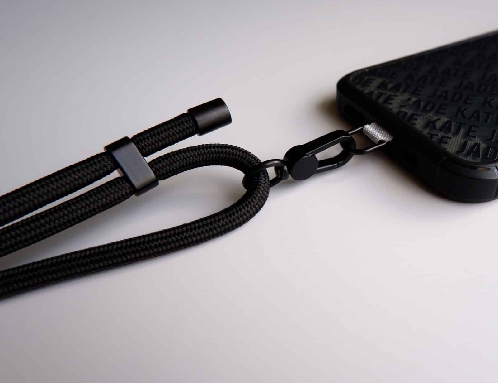Crossbody Phone Strap - All Black | Protective & Custom iPhone Cases