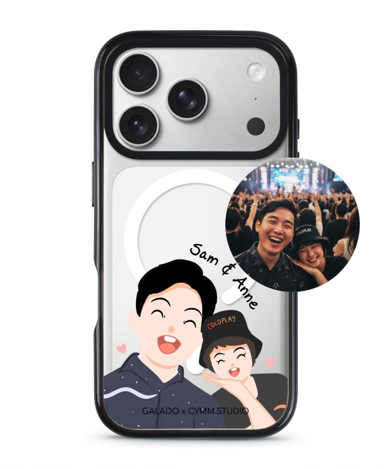 Chibi Me custom drawing phone case by GALADO — kawaii chibi portrait
