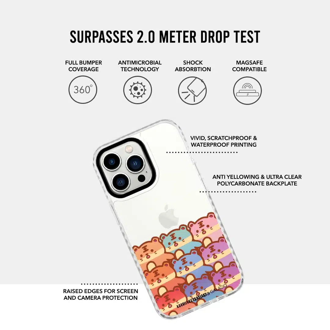 Tiger Crowd phone case - GALADO Malaysia