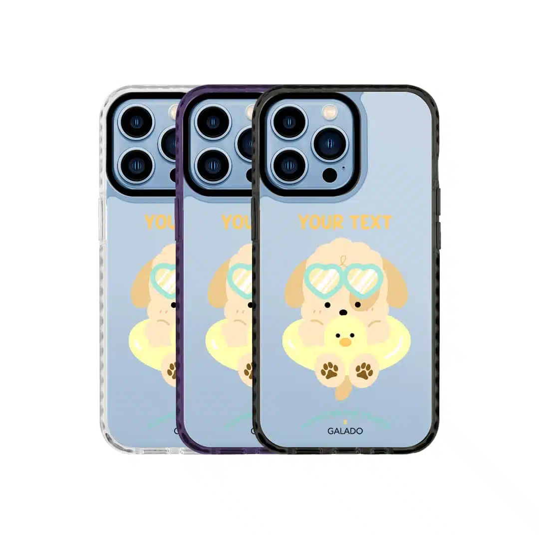 Go Swimming, Puppy! phone case - GALADO Malaysia