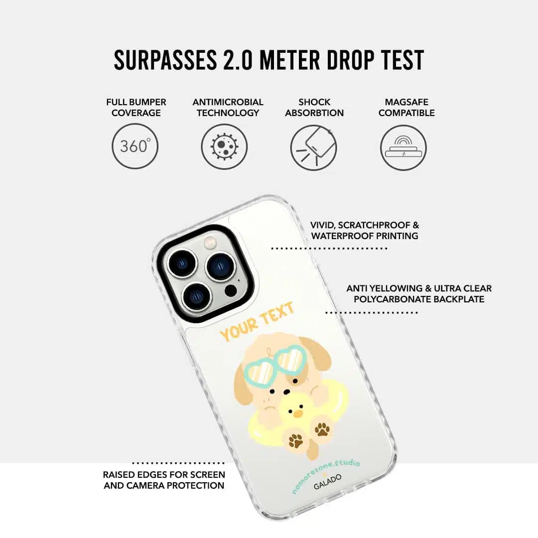 Go Swimming, Puppy! phone case - GALADO Malaysia