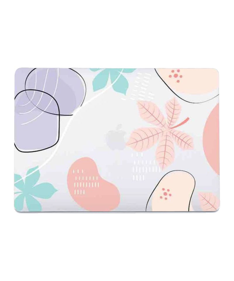 pastel bloom macbook case