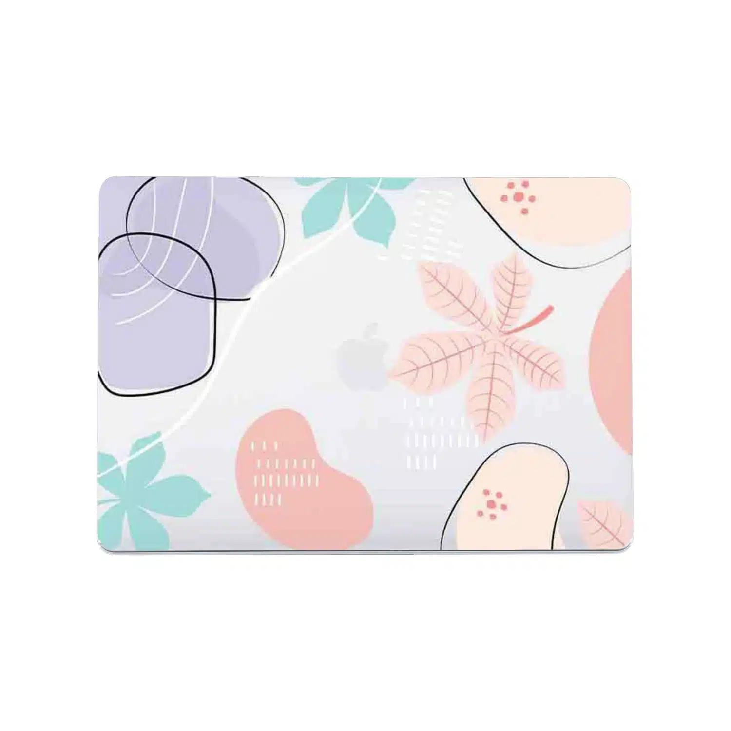 pastel bloom macbook case