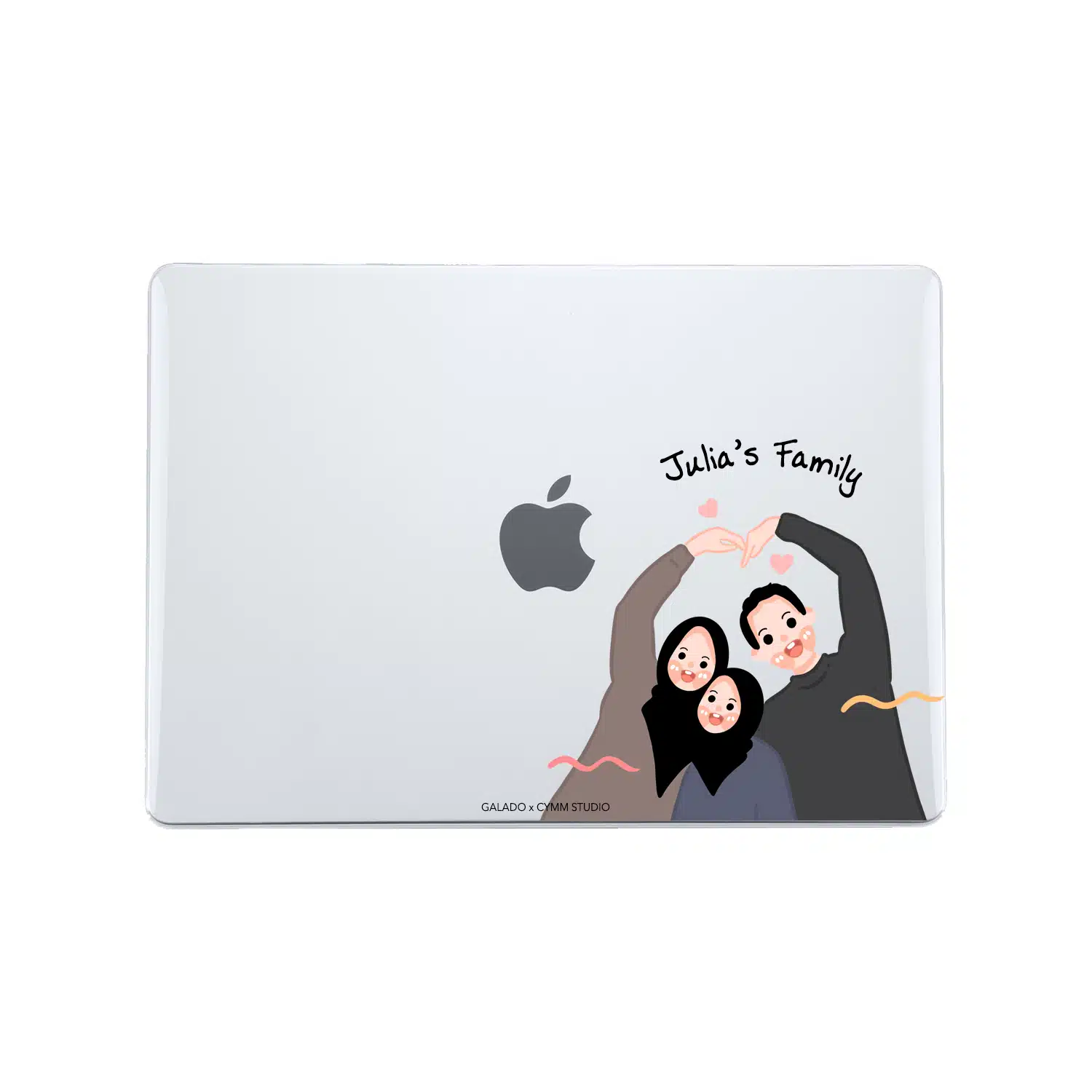 Chibi Me - Custom Drawing MacBook Case — close-up detail
