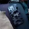Black Camo Mirror phone case - GALADO Malaysia