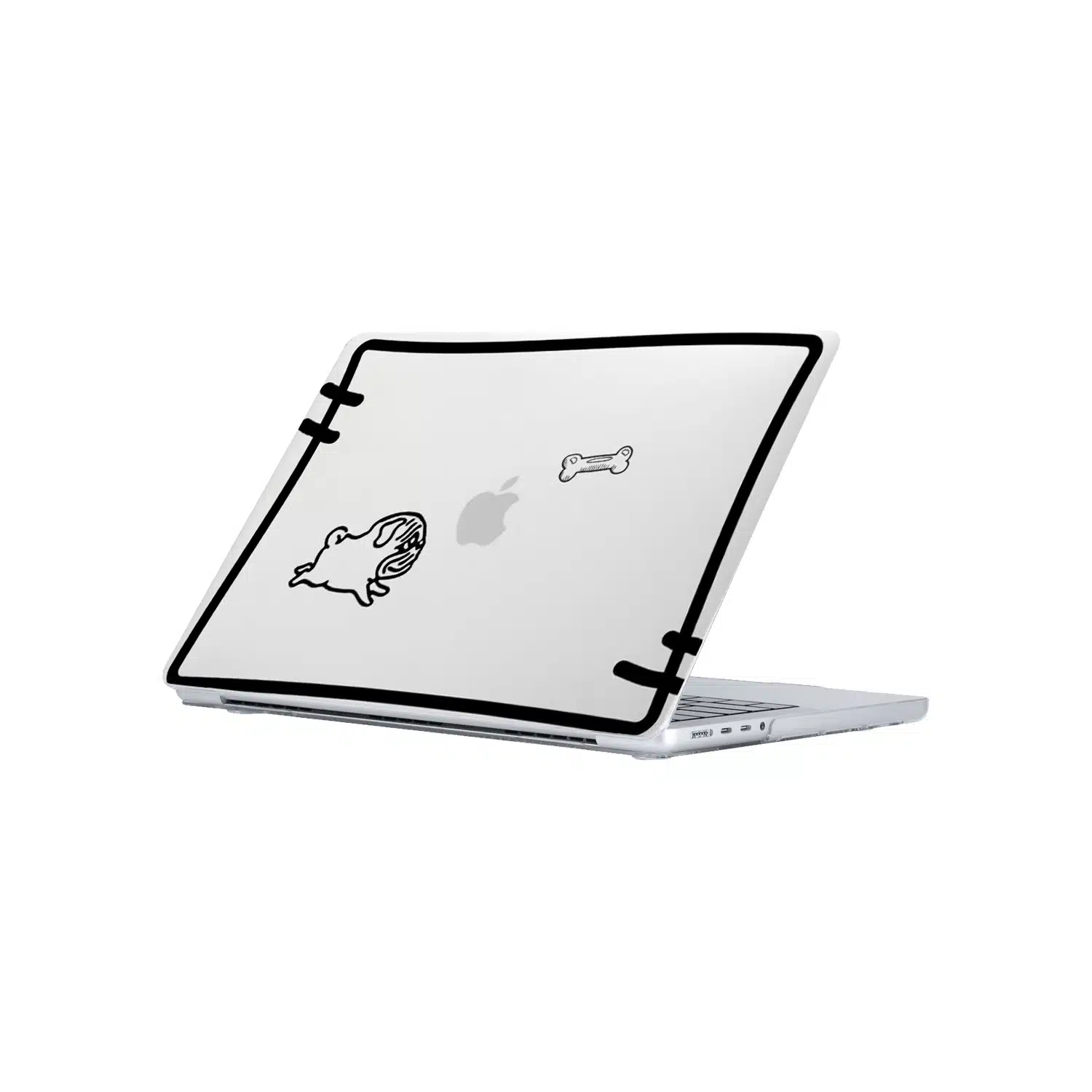chasing bull dog macbook case