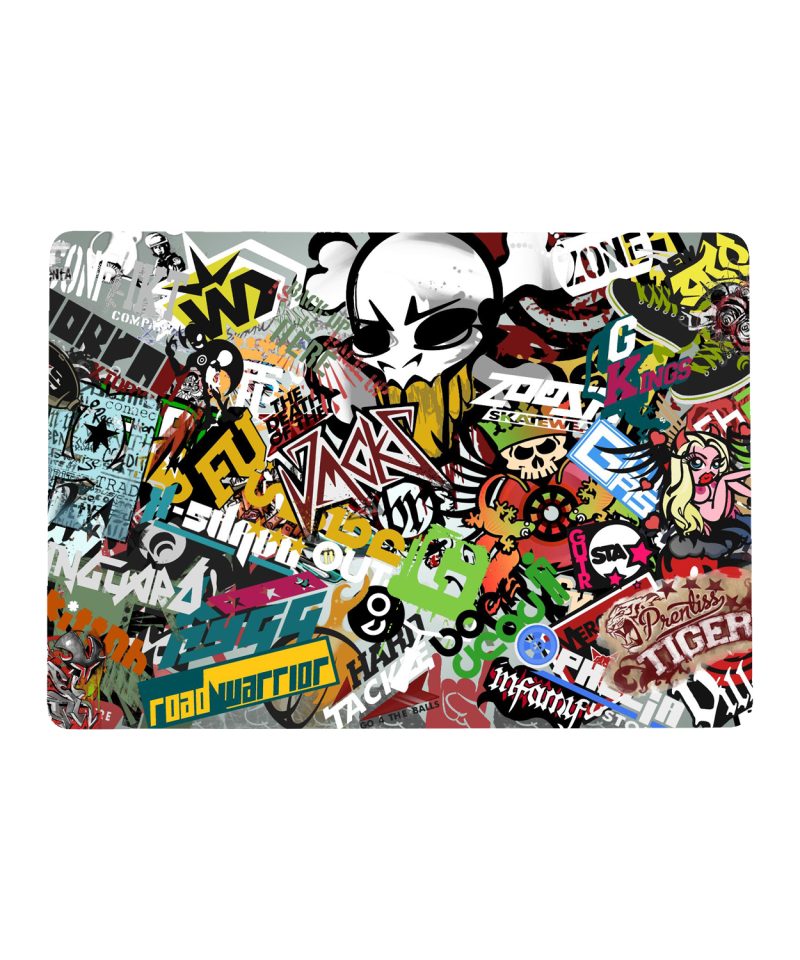 graffiti decal macbook case