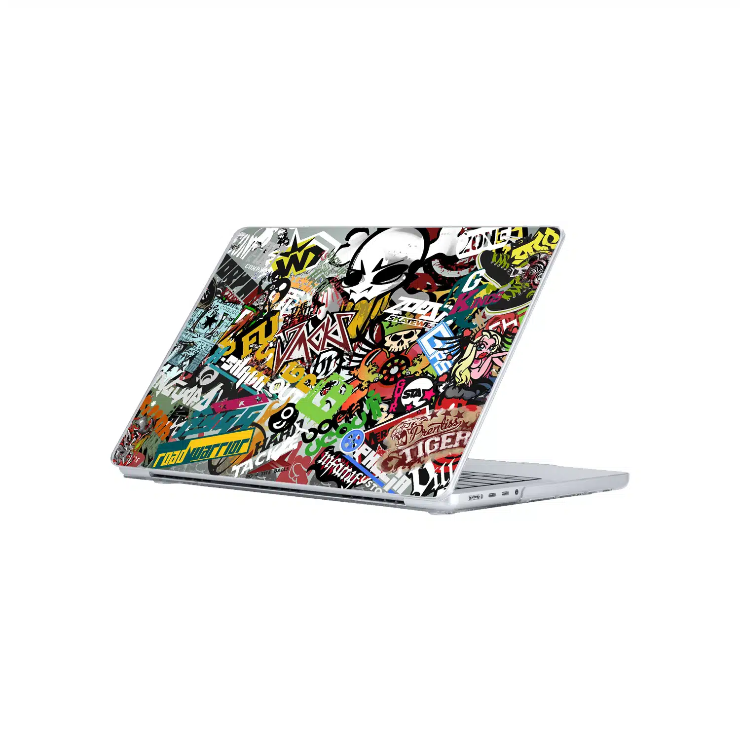 graffiti decal macbook case