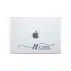 Custom Initial MacBook Case — lifestyle shot