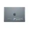 Custom Initial MacBook Case — alternate view