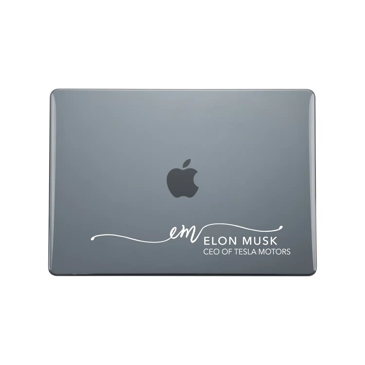 Custom Initial MacBook Case — in hand
