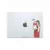 Korean Me - Custom Drawing MacBook Case — back view