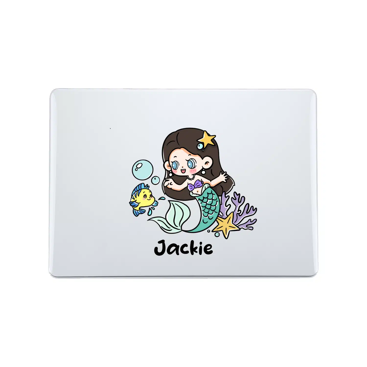 Mermaid Me - Custom Drawing MacBook Case — alternate view