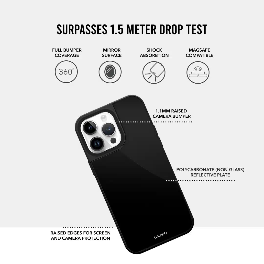 Black Mirror phone case - GALADO Malaysia