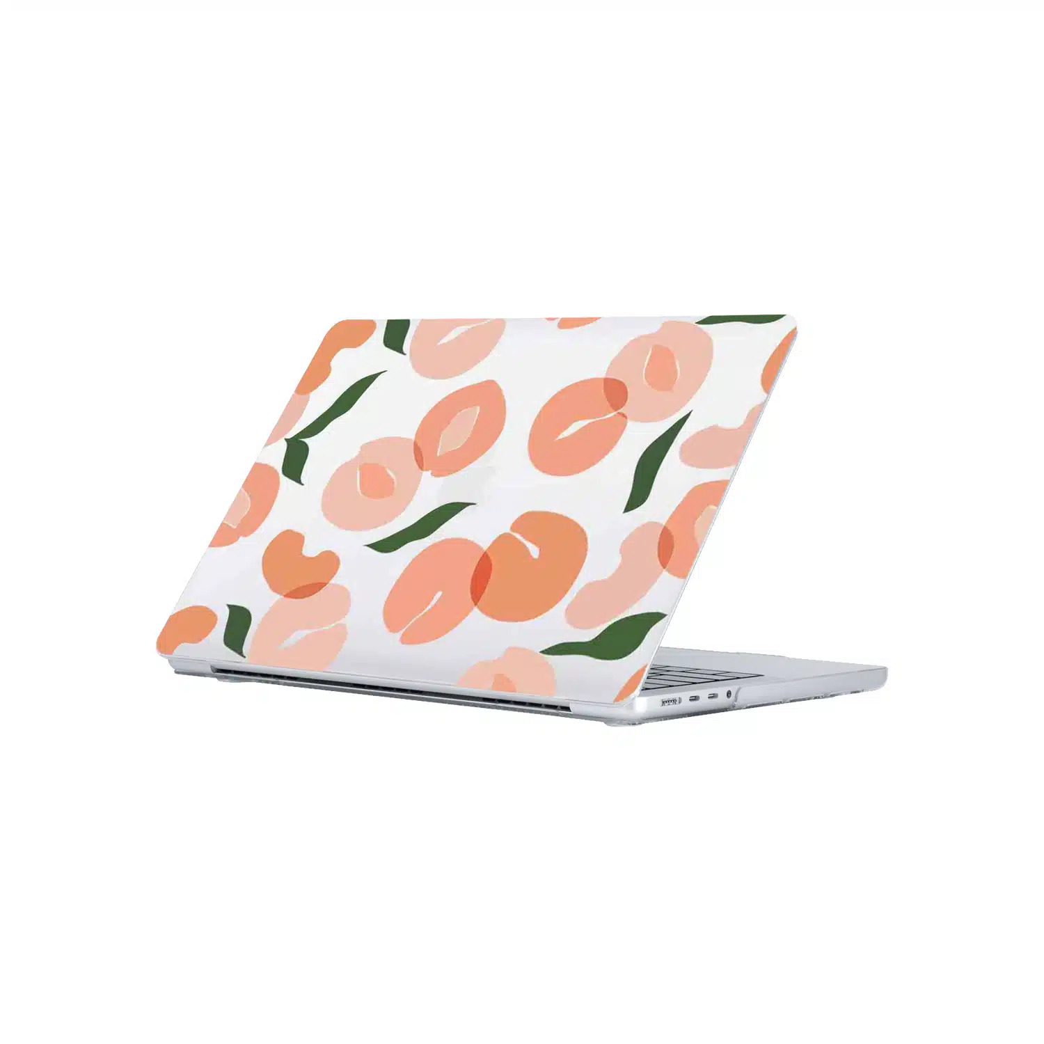 Peaches MacBook Case — lifestyle shot