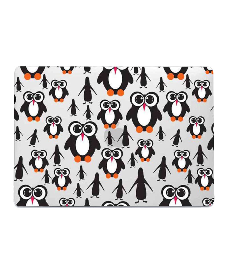 penguin party macbook case
