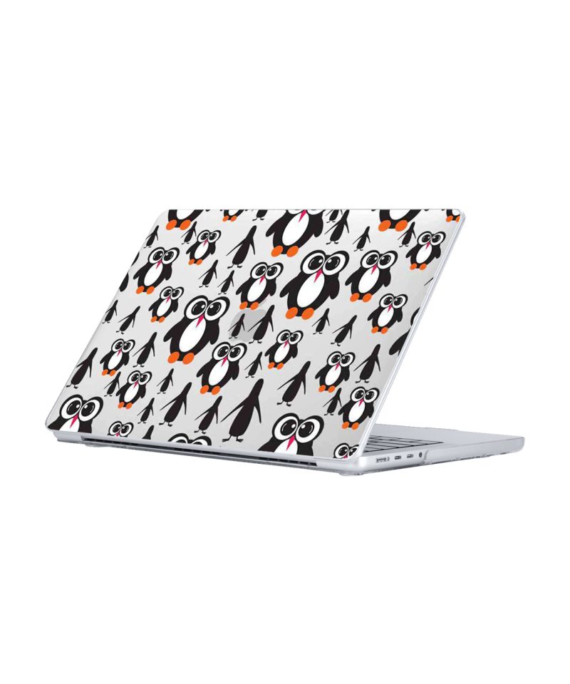 penguin party macbook case