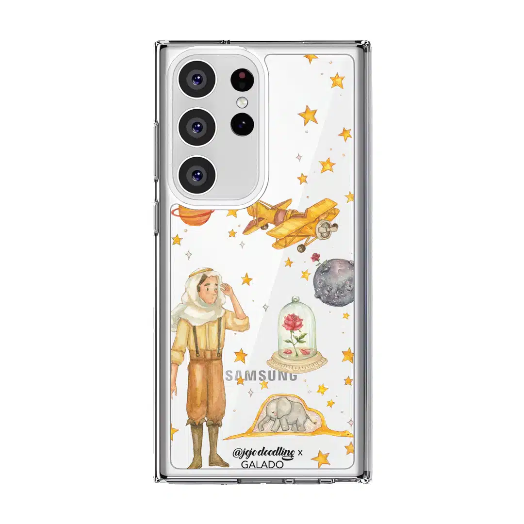 JoJo Doodling - Little Prince & Aircraft phone case - GALADO Malaysia