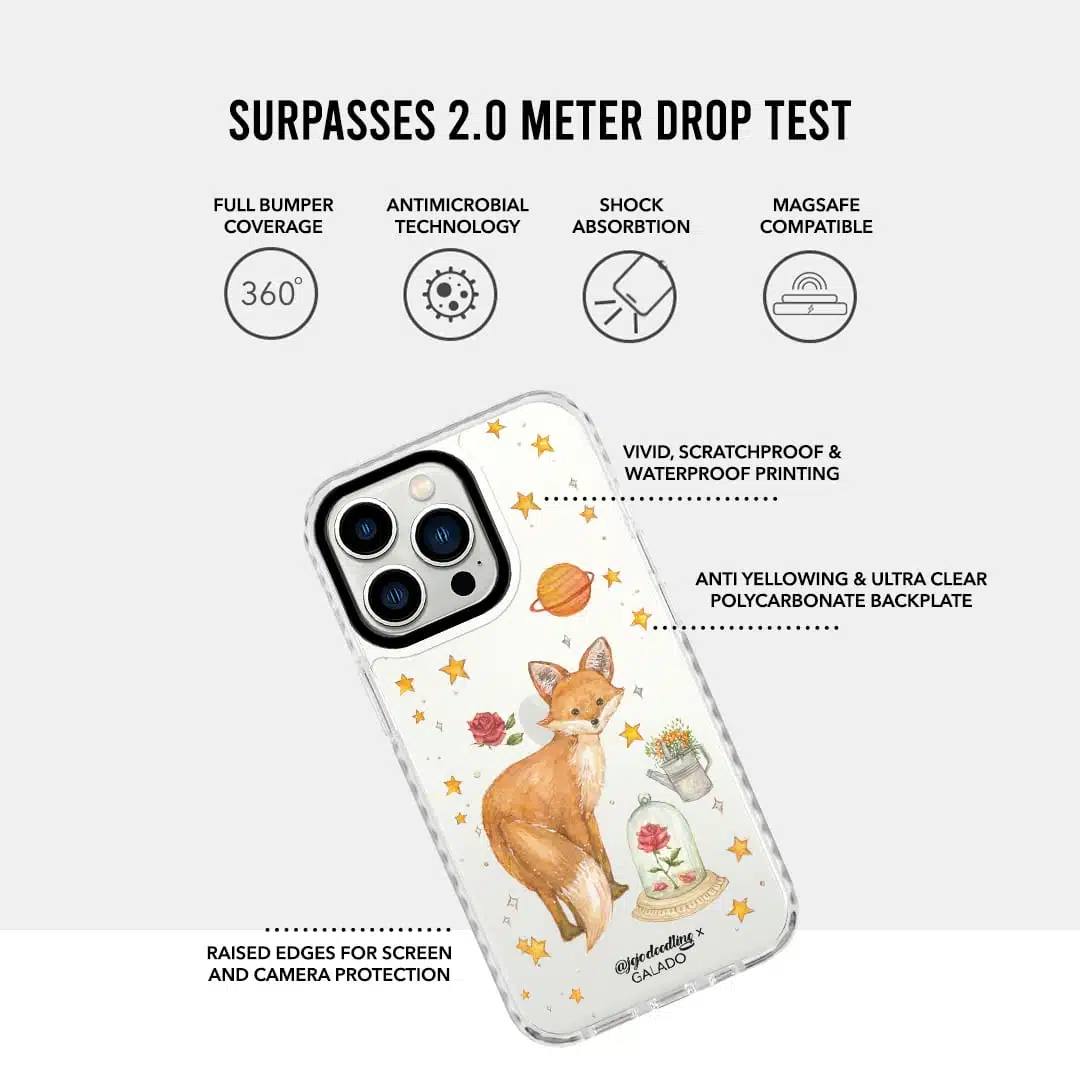 JoJo Doodling - Fox In Watercolor phone case - GALADO Malaysia