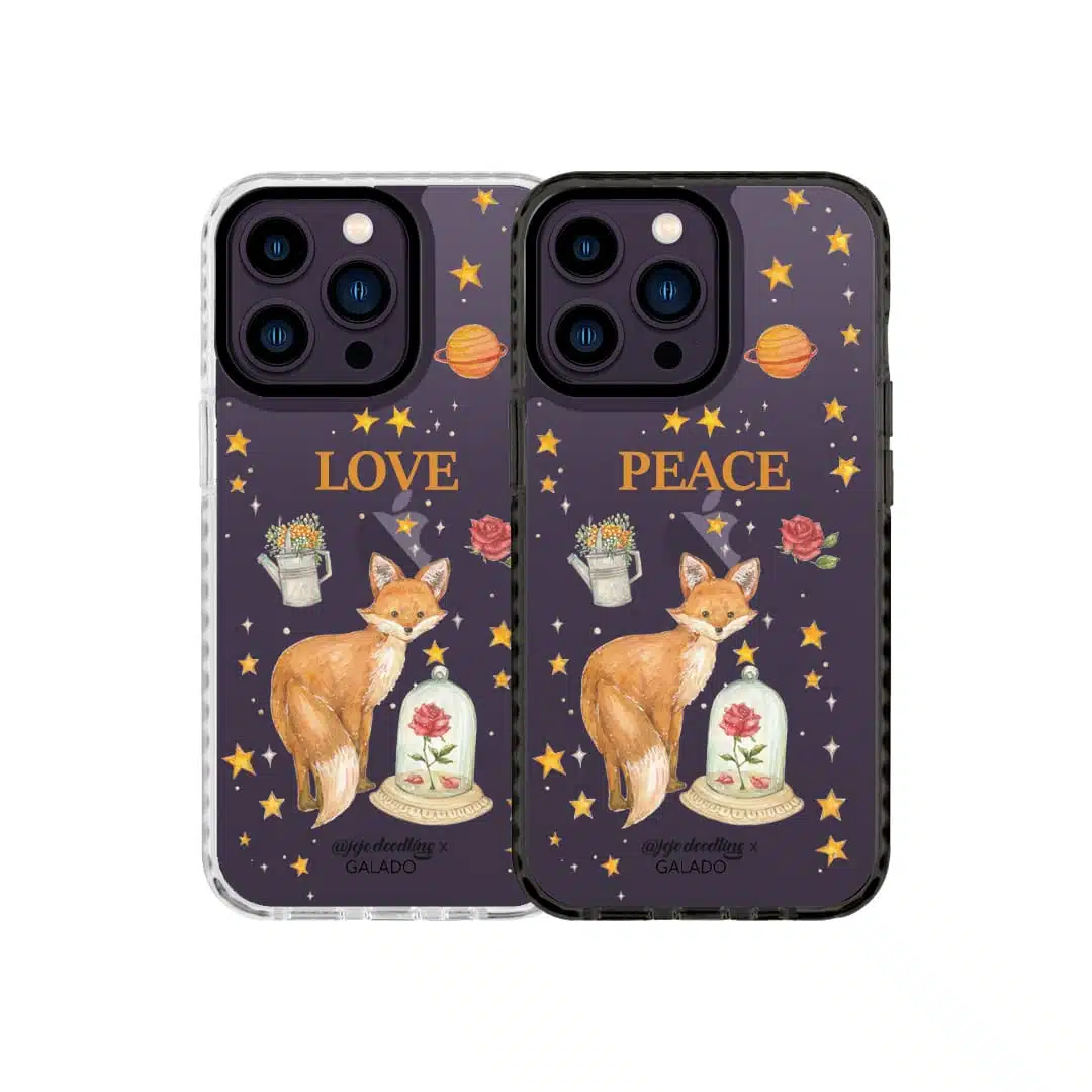JoJo Doodling - Custom Fox In Watercolor phone case - GALADO Malaysia