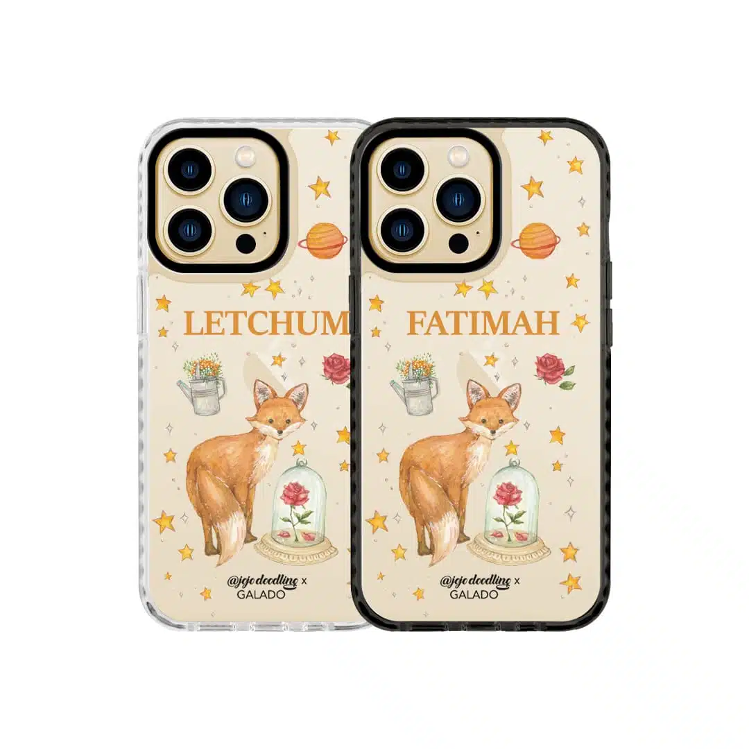 JoJo Doodling - Custom Fox In Watercolor phone case - GALADO Malaysia