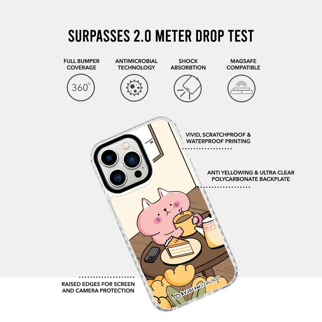 GALADO x By Jolyn Call Me Antisocial phone case with illustrated art Malaysia