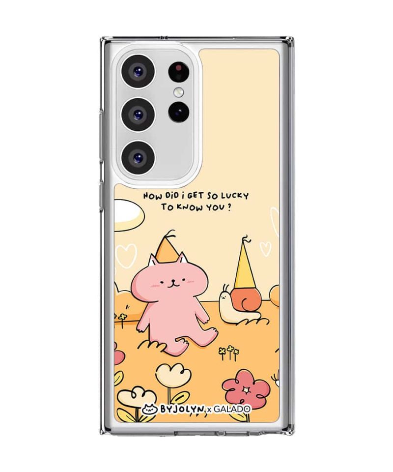GALADO x By Jolyn How Did I Get So Lucky phone case with illustrated art Malaysia