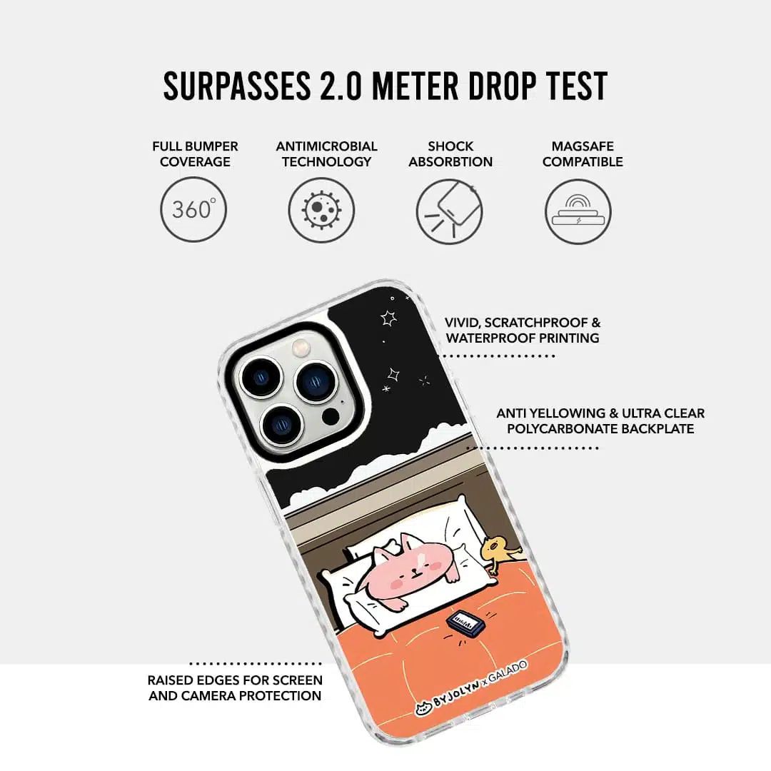 GALADO x By Jolyn Lacking Vitamin U phone case with illustrated art Malaysia