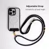 GALADO crossbody phone strap gold black 6mm for hands-free carrying Malaysia