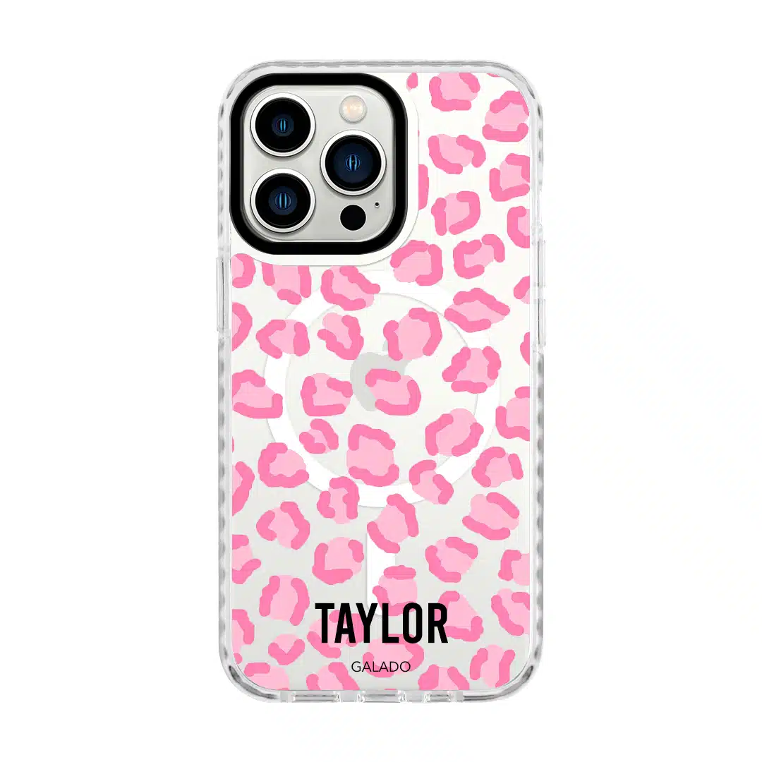 ProGuard Pink Custom Leopard phone case - GALADO Malaysia