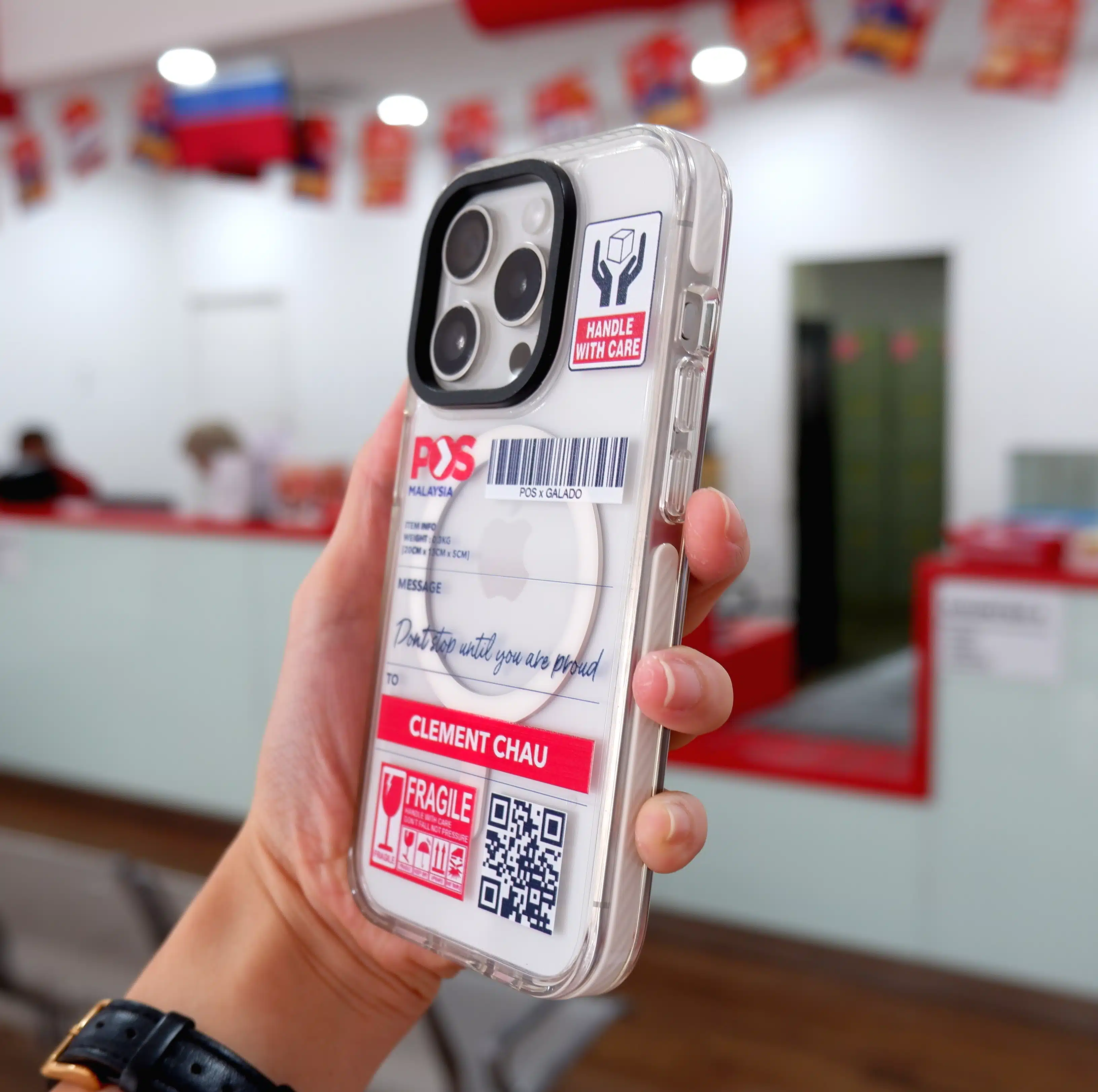 Custom Delivery Note phone case - GALADO Malaysia
