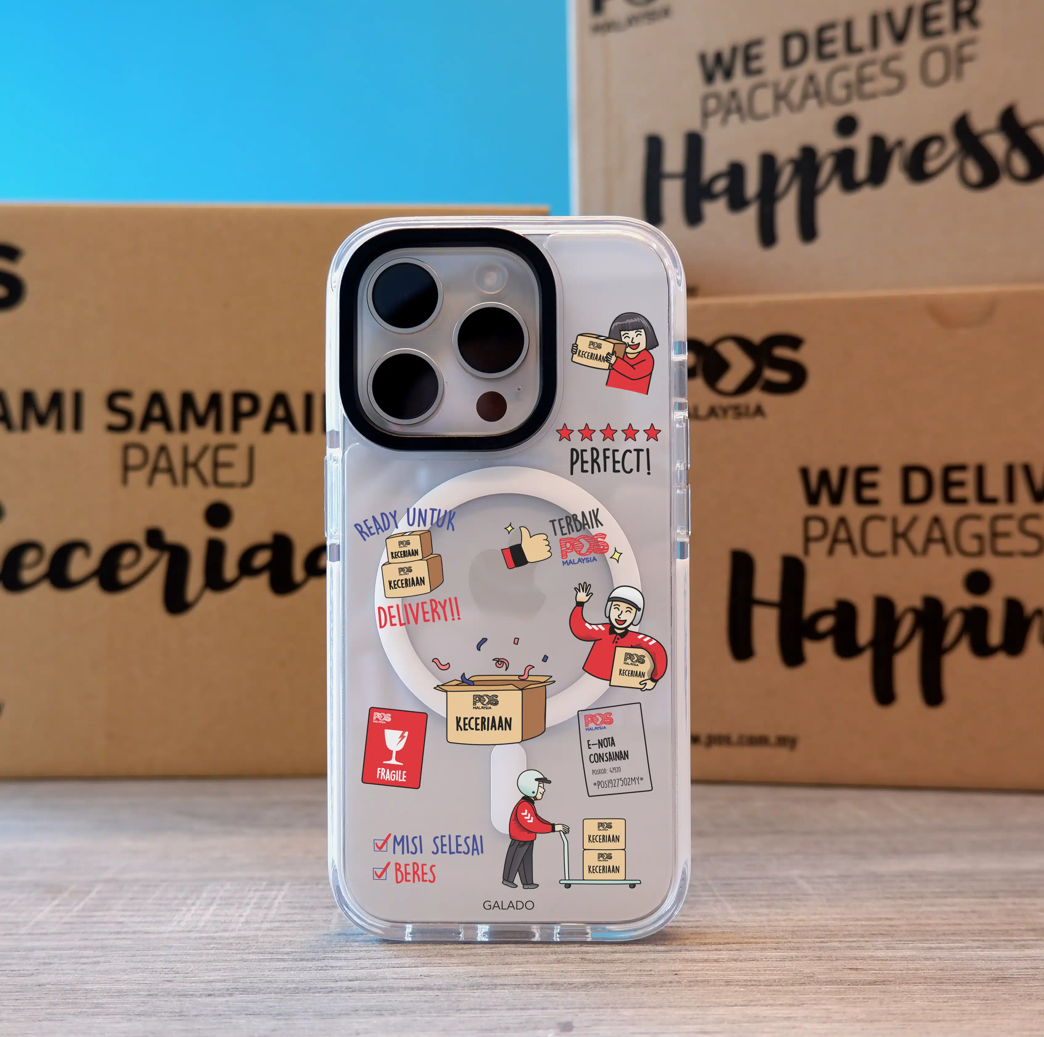Sticker Collage phone case - GALADO Malaysia
