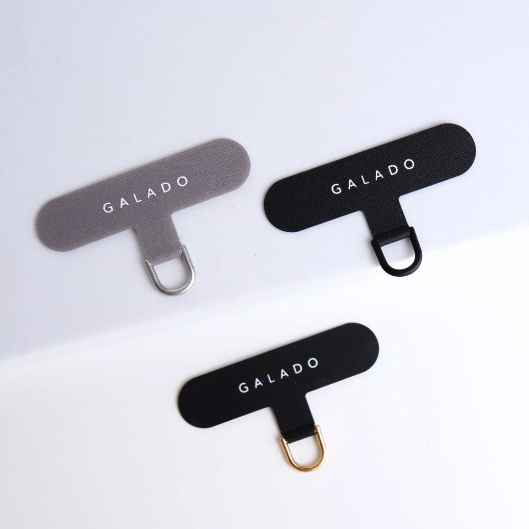 GALADO adhesive strap card for phone charm and strap attachment