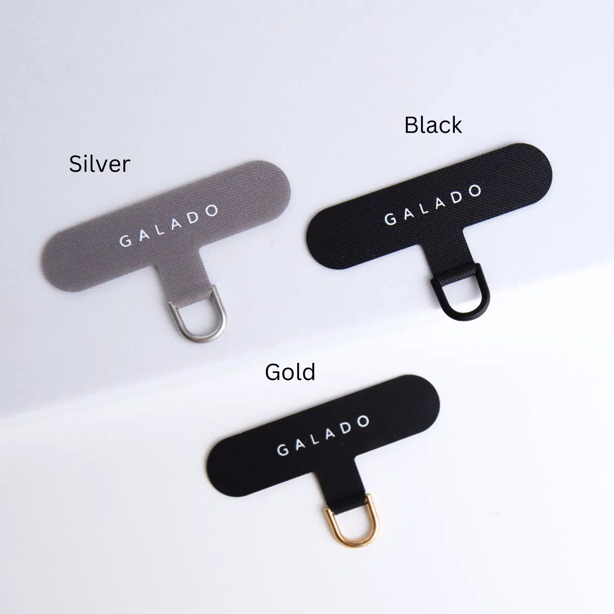 GALADO adhesive strap card for phone charm and strap attachment