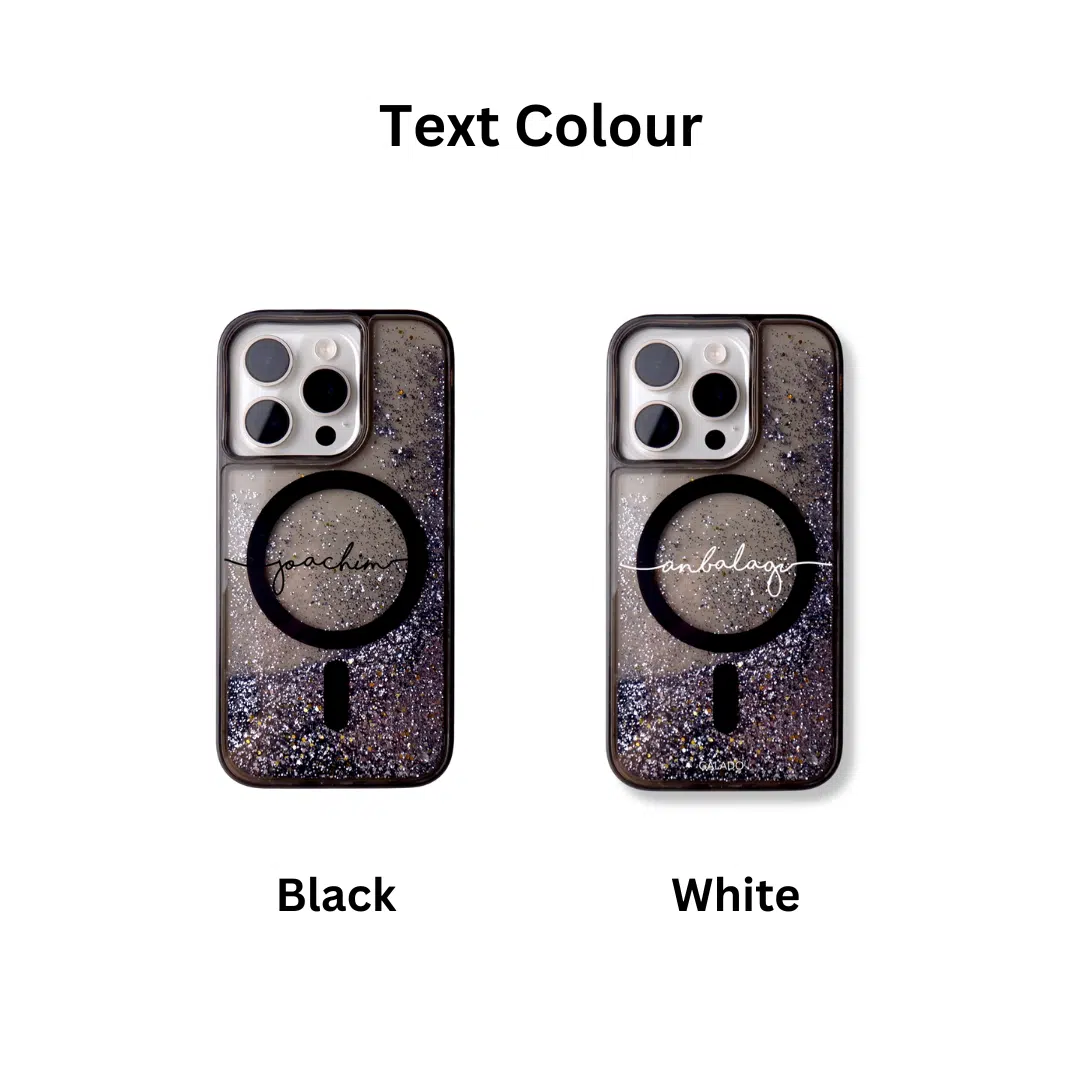 Sparkle Black phone case - GALADO Malaysia