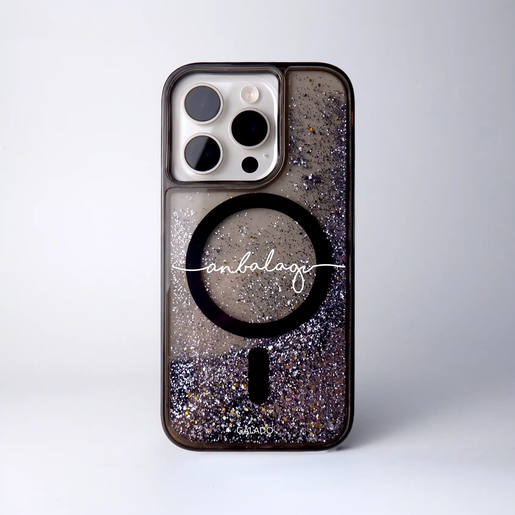 Sparkle Black phone case - GALADO Malaysia