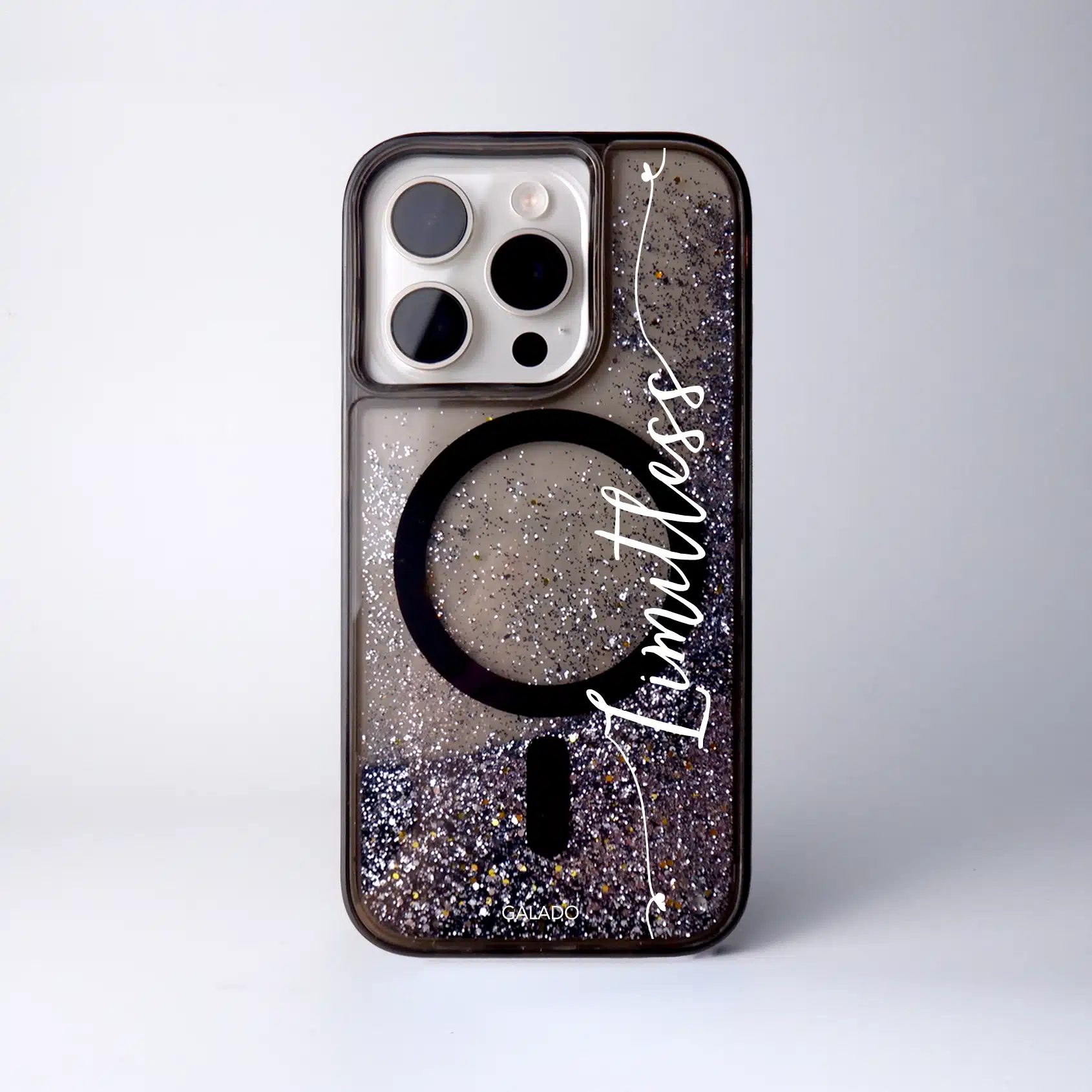Sparkle Black phone case - GALADO Malaysia